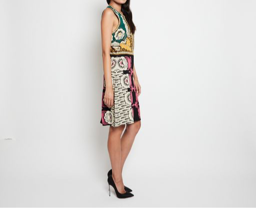 Valentino Foulard Print Dress Sz 10