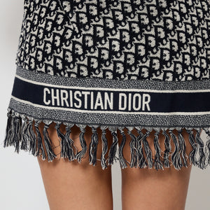 Dior Oblique Hooded Slip on Poncho