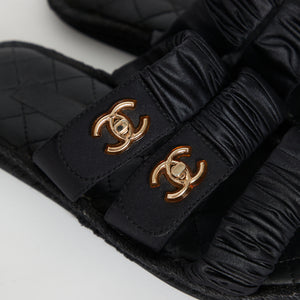 Chanel Triple Strap Dad CC sandal Sz 36