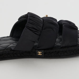 Chanel Triple Strap Dad CC sandal Sz 36
