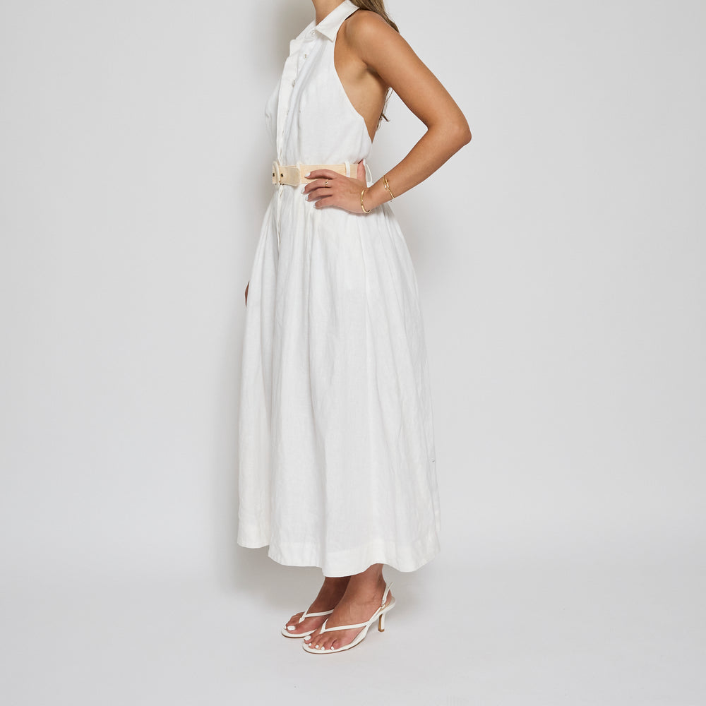 Zimmermann Halter Neck Maxi Dress Sz 1 The Luxe Base Zimmermann Halter Neck Maxi Dress Sz 1 The Luxe Base