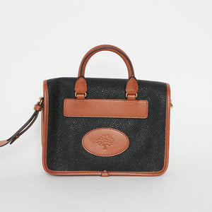 Mulberry and Acne Studios Black/Tan Messenger