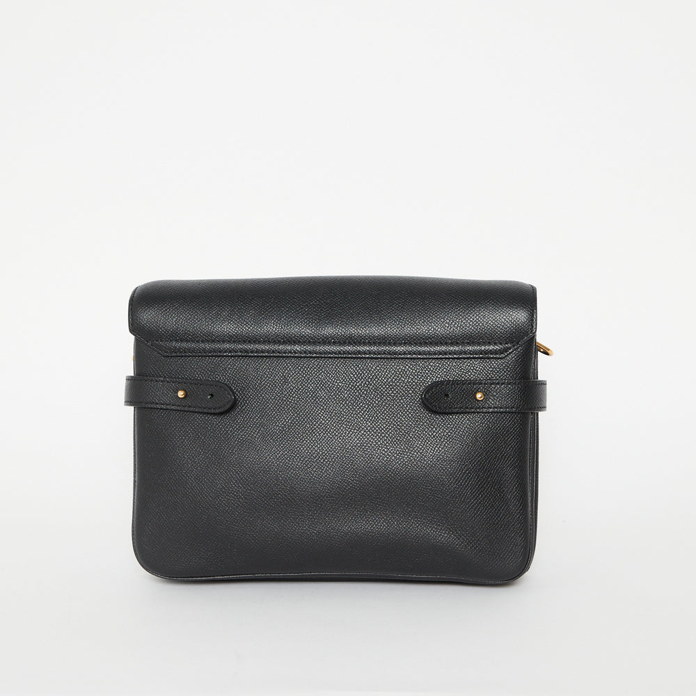 
            
                Load image into Gallery viewer, Mulberry Belted Bayswater Satchel In Black Classic
            
        