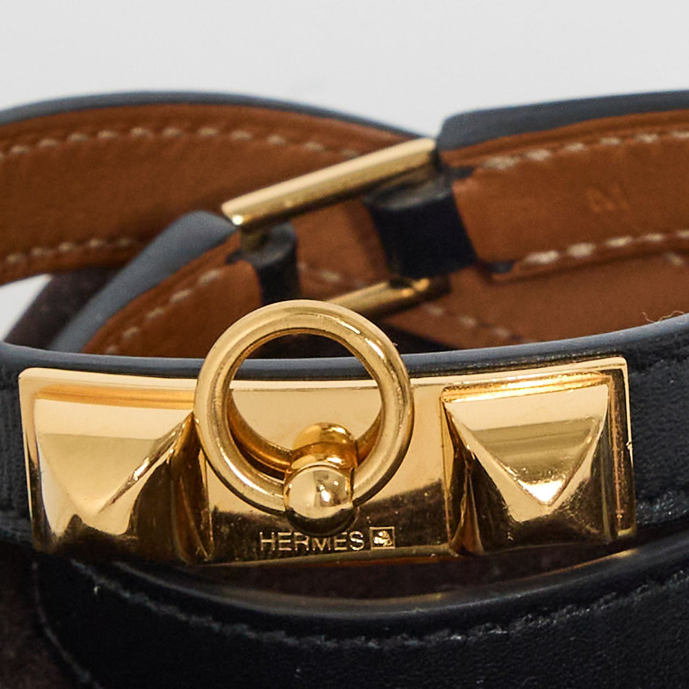 
            
                Load image into Gallery viewer, Hermes Rivale Double Tour Bracelet
            
        