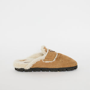 Prada Shearling Slippers Sz 37.5