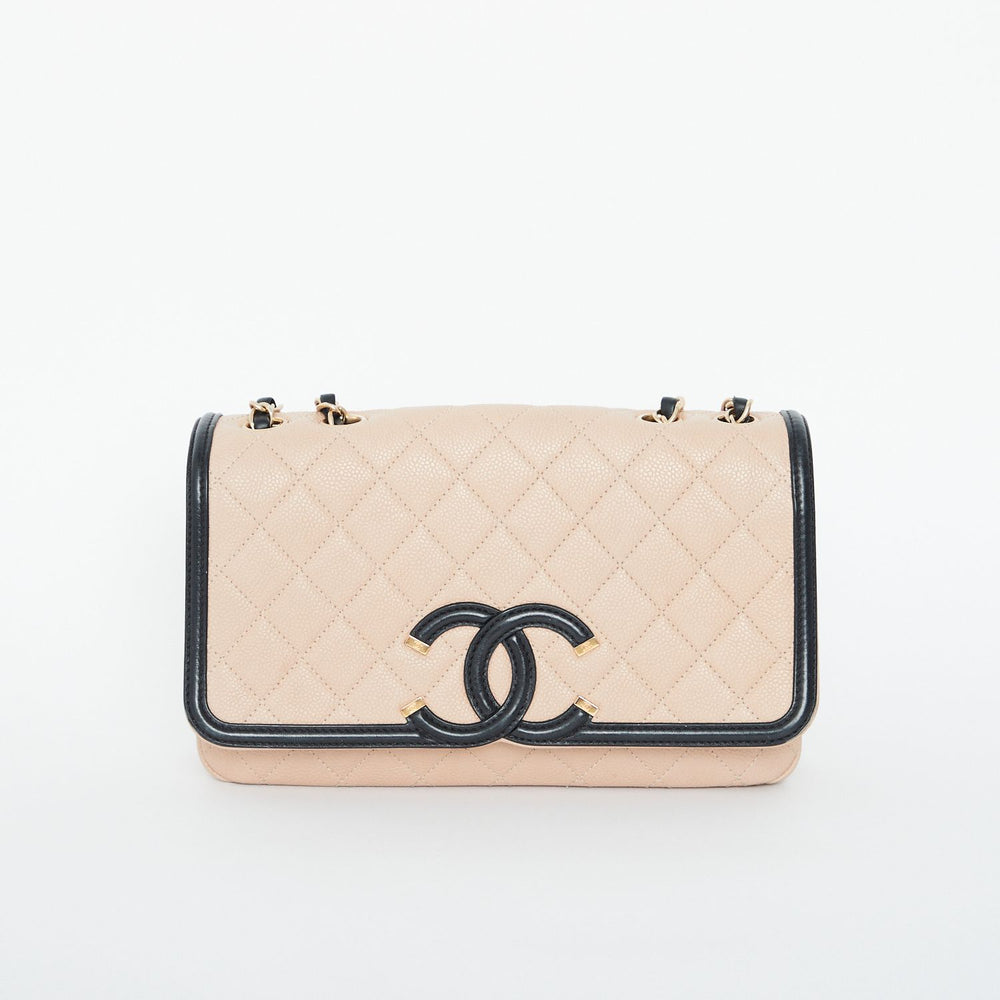 Chanel Caviar Quilted CC Filigree Flap Bag