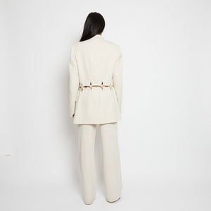 Dion Lee Macrame Blazer and Pant Suit