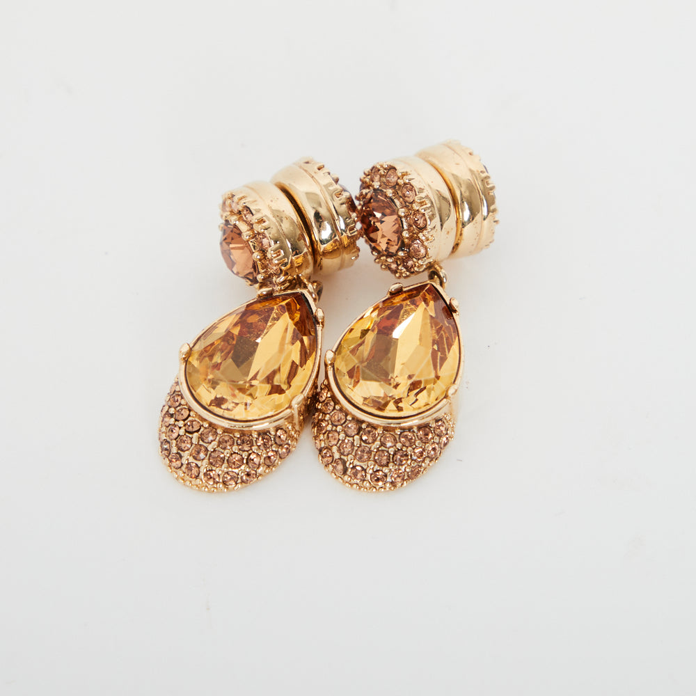 
            
                Load image into Gallery viewer, Givenchy Magnetic Victorian Crystal Drop Earring
            
        