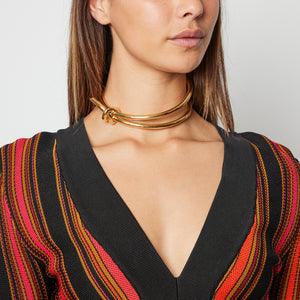 Balenciaga Asymmetric Knot Choker