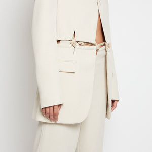 Dion Lee Macrame Blazer and Pant Suit