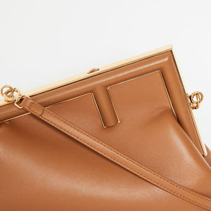 
            
                Load image into Gallery viewer, Fendi Fendi First Small Leather Bag Brown
            
        