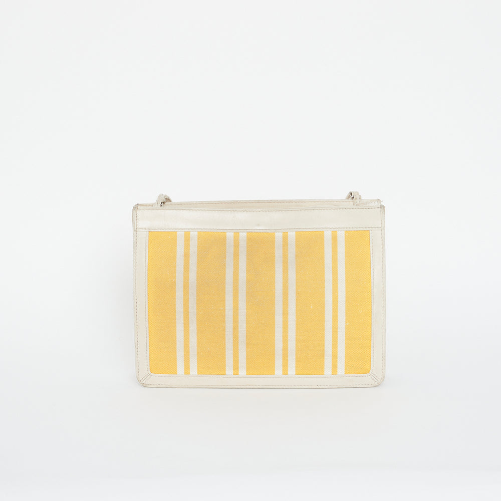 Balenciaga Pochette S Striped  Yellow  Bag