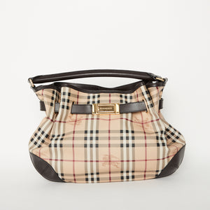 
            
                Load image into Gallery viewer, BURBERRY Checkered Hobo Bag
            
        