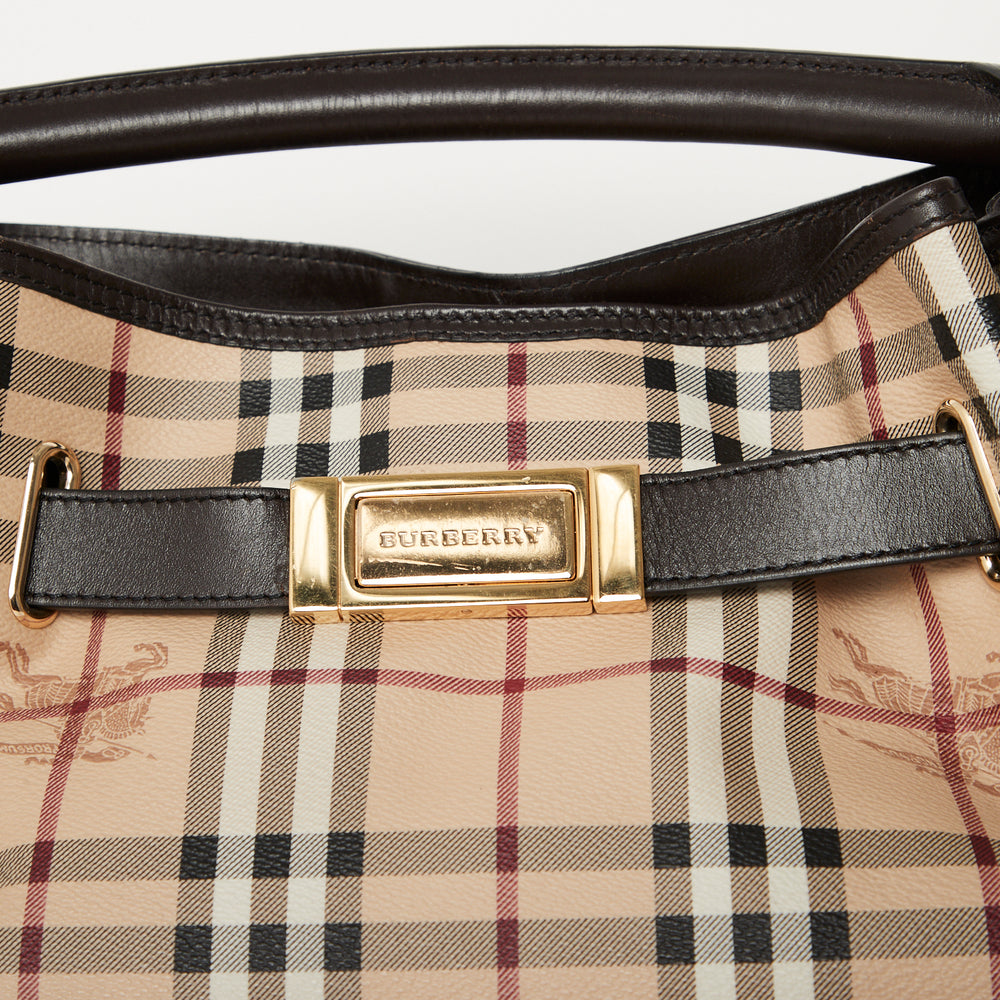 
            
                Load image into Gallery viewer, BURBERRY Checkered Hobo Bag
            
        