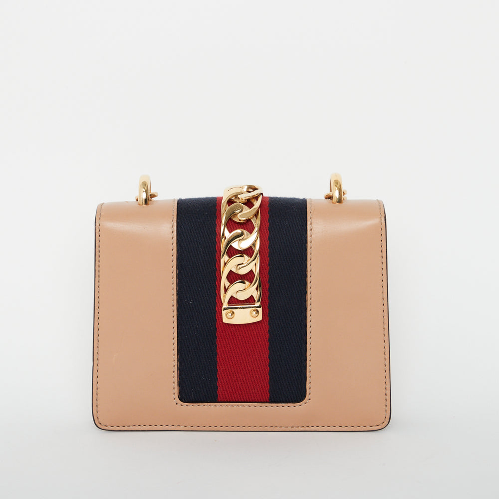 Gucci Tan Sylvie Small Shoulder Bag