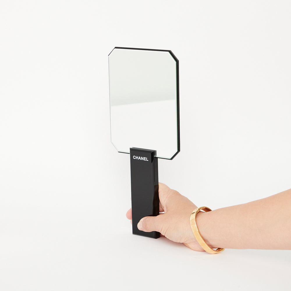 
            
                Load image into Gallery viewer, Chanel CC Black Hand Mirror
            
        