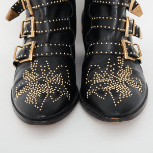 Chloé Susanna Studded Leather Ankle boots