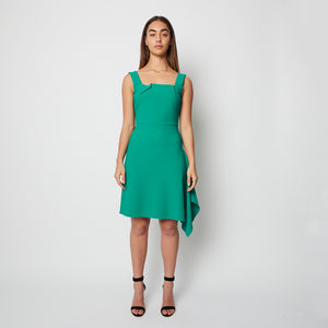 
            
                Load image into Gallery viewer, Roland Mourat Green Dress F36
            
        