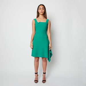 Roland Mourat Green Dress F36