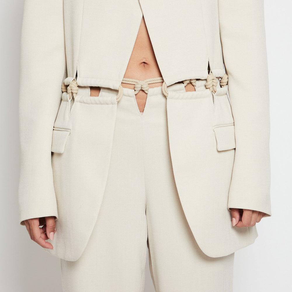 Dion Lee Macrame Blazer and Pant Suit
