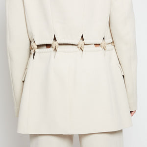 Dion Lee Macrame Blazer and Pant Suit